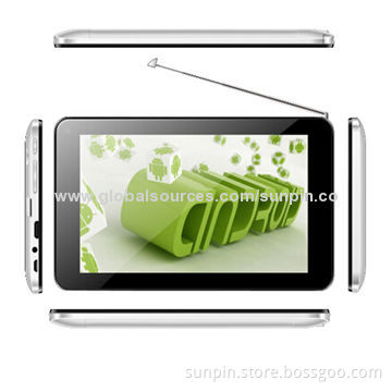 7-inch GPS Bluetooth DVB-T Tablet PC with Google Android 4.2 OS, AMLogic Dual-Core 1.5GHz Cortex A9